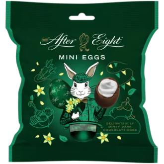 After Eight 90g Minisuklaamunat Pääsiäispussi kalorit ja ravintosisältö - 510 kcal