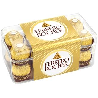 Ferrero Rocher -suklaa-hasselpähkinäkonvehti  16kpl/200g kalorit ja ravintosisältö