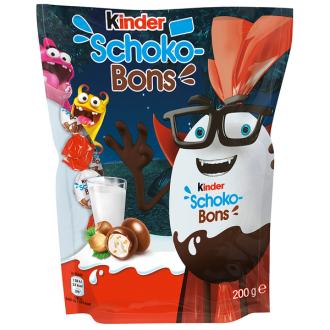 Kinder schoko bons 200g halloween kalorit ja ravintosisältö - 576 kcal