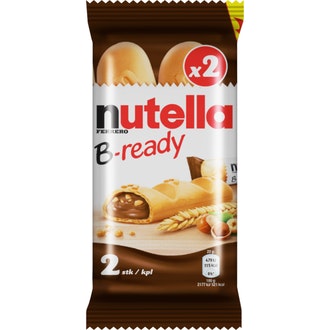 Nutella B-Ready 44g Vohvelipatukka kalorit ja ravintosisältö - 521 kcal