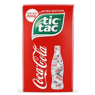 TicTac 49g CocaCola pastilli kalorit ja ravintosisältö - 390 kcal