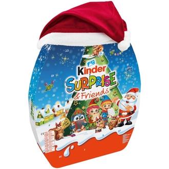 Kinder Surprise and Friends Advent Joulukalenteri sisältäen Kinder-suklaamakeisia 370g kalorit ja ravintosisältö