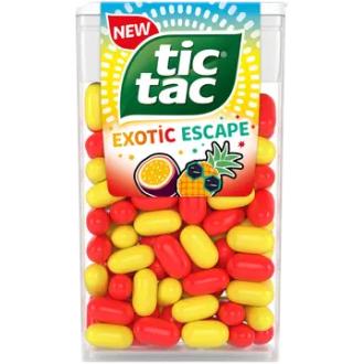 Tic Tac-pastillit ananaksen ja passionhedelmän makuisina 54g kalorit ja ravintosisältö - 386 kcal