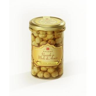 Brezzo Hasselpähkinä Akaasiahunajassa 330G kalorit ja ravintosisältö - 478 kcal