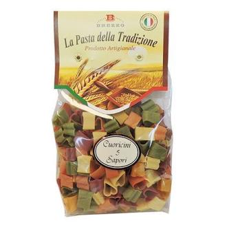 Brezzo Sydämen muotoinen pasta 250g kalorit ja ravintosisältö - 358 kcal