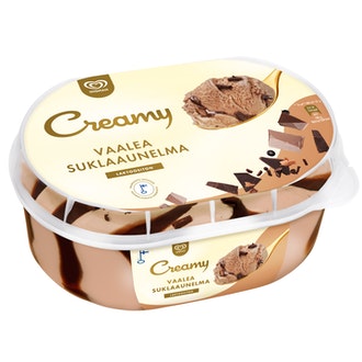 Ingman Creamy 850ml Vaaleasuklaa laktoositon kalorit ja ravintosisältö