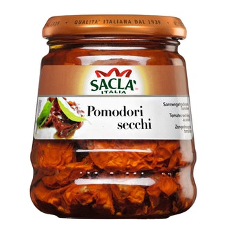 Sacla aurinkokuivattu tomaatti 280g kalorit ja ravintosisältö - 216 kcal