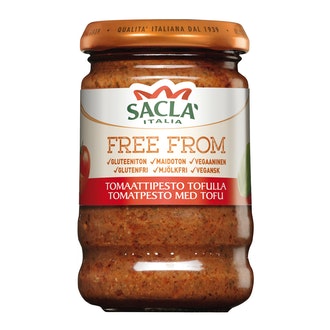Sacla free from tomaattipesto 190g kalorit ja ravintosisältö