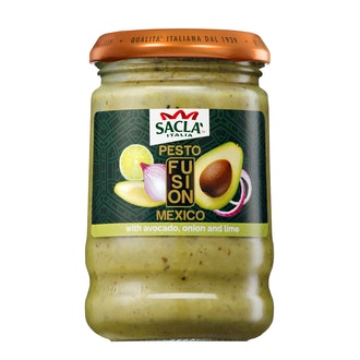 Sacla Pesto Fusion 190g Mexican Style kalorit ja ravintosisältö
