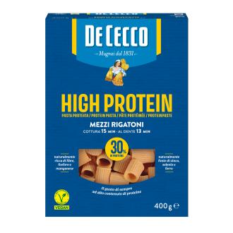 De Cecco Mezzi Rigatoni proteiinipasta 400g kalorit ja ravintosisältö - 340 kcal