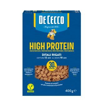 De Cecco Ditali Rigati proteiinipasta 400g kalorit ja ravintosisältö - 340 kcal