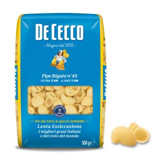De Cecco Pipe Rigate n.49 500g kalorit ja ravintosisältö - 351 kcal