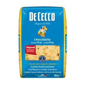 De Cecco Orecchiette pasta 500g kalorit ja ravintosisältö - 351 kcal