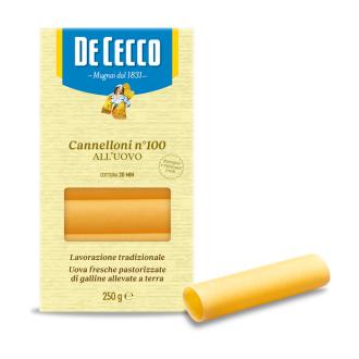 De Cecco Cannelloni munapasta 250g kalorit ja ravintosisältö - 365 kcal