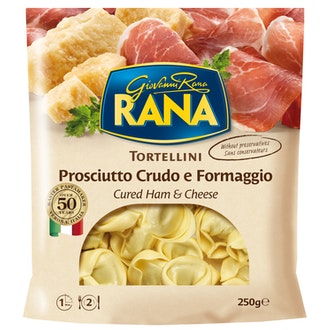Rana tuorepasta kinkku-juusto tortellini 250g kalorit ja ravintosisältö - 300 kcal