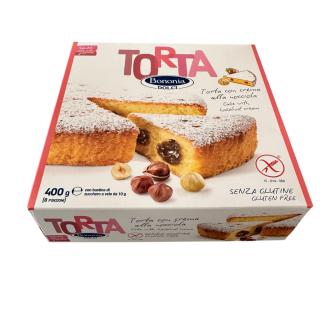 Bononia Dolci Hasselpähkinäkakku 400g kalorit ja ravintosisältö - 398 kcal