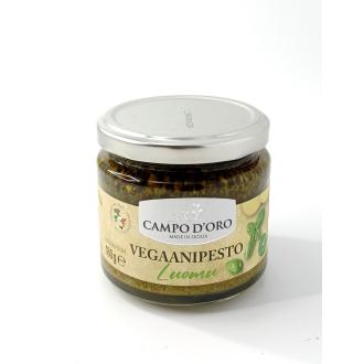 Campo d'oro luomu vegaanipesto 180g kalorit ja ravintosisältö - 480 kcal