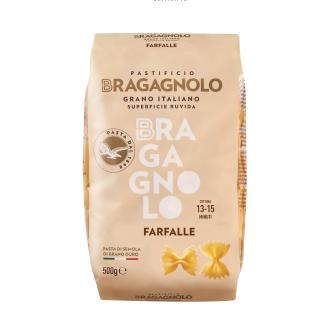Pastificio Bragagnolo Farfalle 500g kalorit ja ravintosisältö - 354 kcal