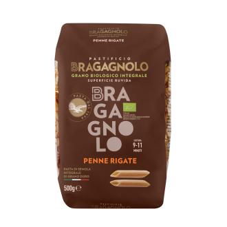 Pastificio Bragagnolo luomu täysjyvä penne rigate 500g kalorit ja ravintosisältö