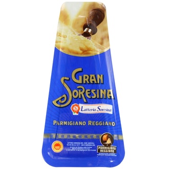 Latteria Soresina 125g Parmigiano Reggiano DOP 18kk kalorit ja ravintosisältö - 388 kcal