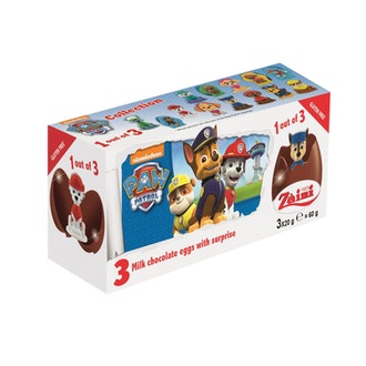 Paw Patrol Yllätyssuklaamuna 3x20g kalorit ja ravintosisältö - 546 kcal