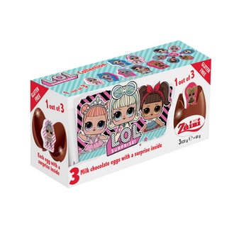 L.O.L. Surprise Yllätyssuklaamuna 3x20g kalorit ja ravintosisältö - 546 kcal