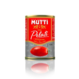 Mutti Pelati kokonaiset kuoritut tomaatit 400g kalorit ja ravintosisältö