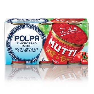 Mutti tomaattimurska 3x400g 3-pack kalorit ja ravintosisältö