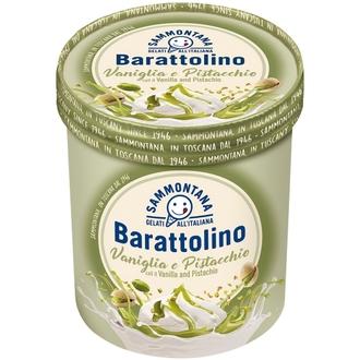Sammontana Barattolino Vanilja-Pistaasi jäätelö 0,8L kalorit ja ravintosisältö - 261 kcal