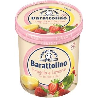 Sammontana Barattolino Mansikka-Sitruunajäätelö 0,8L kalorit ja ravintosisältö