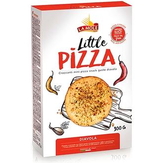 Little Pizza Pizzan Makuinen Suolakeksi Diavola 100G kalorit ja ravintosisältö - 439 kcal