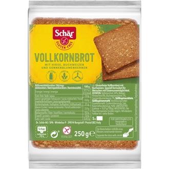 Schär Vollkornbrot täysjyväleipä 250g GTON