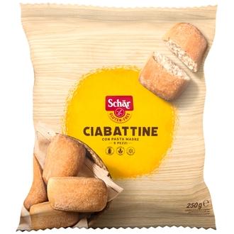 Schär Ciabatta 250g/5kpl gluteeniton pakaste kalorit ja ravintosisältö