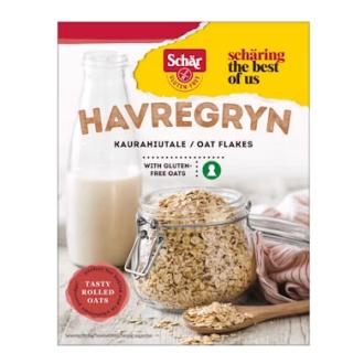 Schär Kaurahiutale gluteeniton 500g kalorit ja ravintosisältö - 366 kcal
