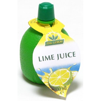 ITAL LEMON Limetäysmehu 200ml valmistettu tiivisteestä kalorit ja ravintosisältö - 27 kcal