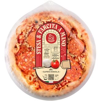 Re Pomodoro Pizza Super Diavola salamipizza 370g kalorit ja ravintosisältö