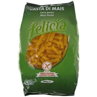 Felicia 500g maissijauhoista valmistettu fusillipastamakaroni gluteeniton kalorit ja ravintosisältö