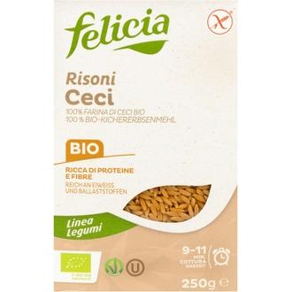Felicia 250g Risoni kikhernepasta luomu gluteeniton kalorit ja ravintosisältö