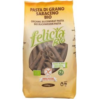 Felicia Bio 250g tattarijauhoista valmistettu pennepastamakaroni luomu, gluteeniton kalorit ja ravintosisältö