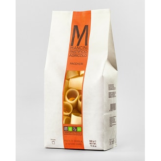 Mancini Paccheri Durum Pasta 500g kalorit ja ravintosisältö - 345 kcal