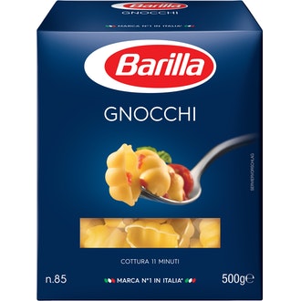 Barilla Gnocchi n.85 durumvehnästä valmistettu pasta 500g kalorit ja ravintosisältö