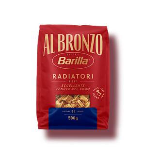 Barilla Al Bronzo Radiatori n. 385 durumvehnästä valmistettu pasta 500g kalorit ja ravintosisältö - 359 kcal