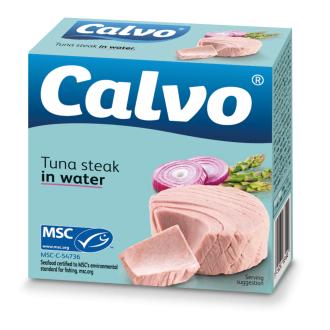 Calvo tonnikalaa vedessä 160g/112g MSC kalorit ja ravintosisältö - 76 kcal