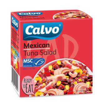 Calvo Tonnikalasalaatti Mexicana 150g MSC kalorit ja ravintosisältö - 139 kcal