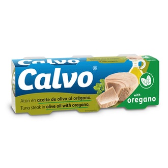 Calvo oliiviöljy & oregano tonnikala 3x80/52g kalorit ja ravintosisältö - 359 kcal