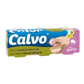 Calvo tonnikalaa oliiviöljyssä valkosipulilla 3 x 80g kalorit ja ravintosisältö