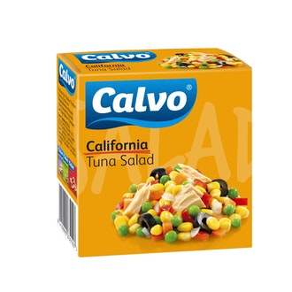 Calvo California tonnikalasalaatti 150g kalorit ja ravintosisältö