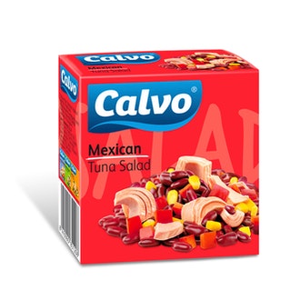 Calvo Mexicana tonnikalasalaatti 150g kalorit ja ravintosisältö