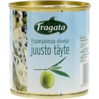 Fragata juustotäytteinen oliivi 200/85g kalorit ja ravintosisältö - 162 kcal