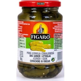 Figaro Pikkukurkkuja etikkaliemessä 340g / 190g